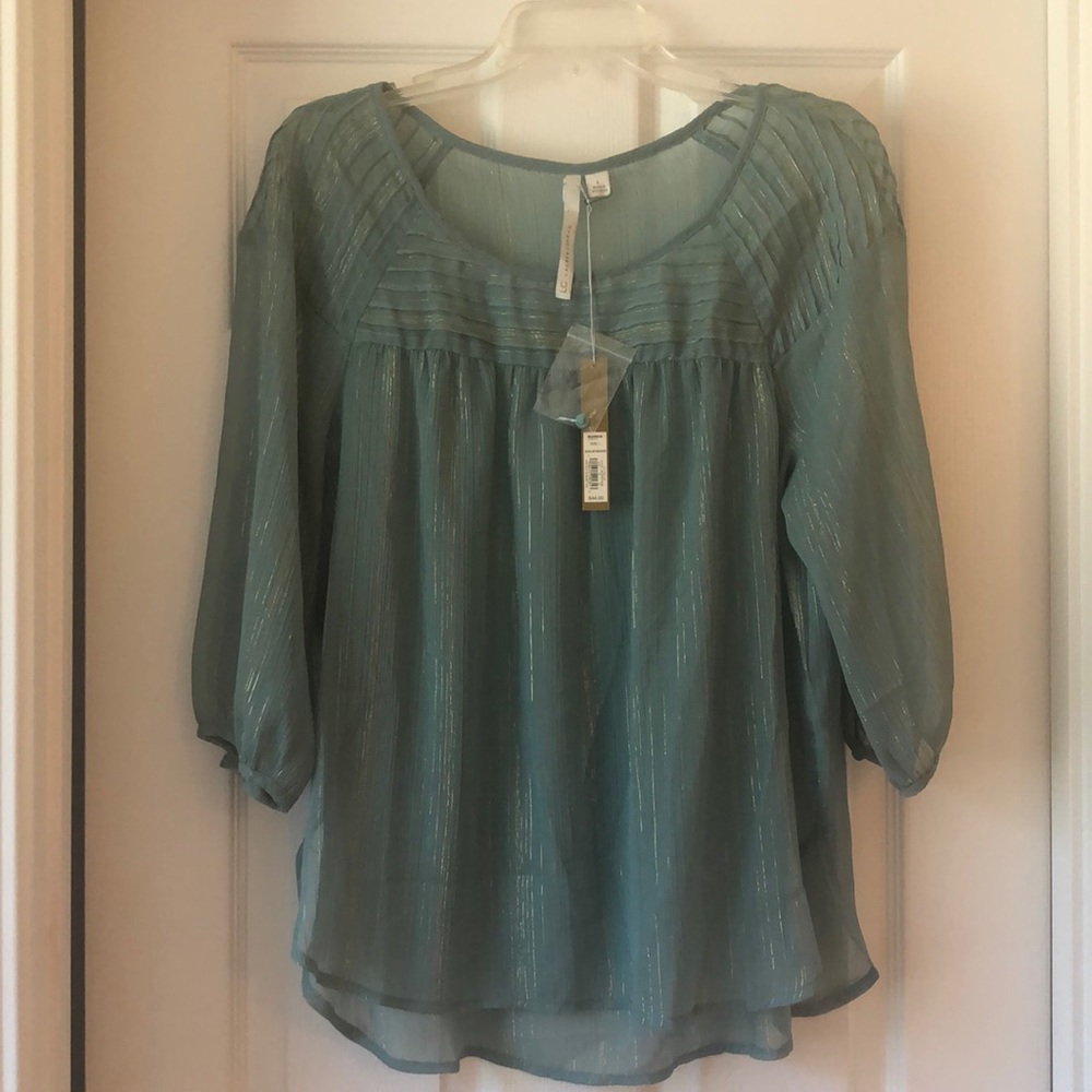 Lauren Conrad sheer top